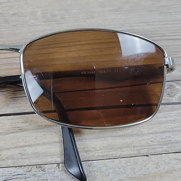 Ray-Ban RB3498 004/71 Sunglasses Gunmetal Flex Hinge FRAMES‎ ONLY 64-1 3N - Picture 13 of 16